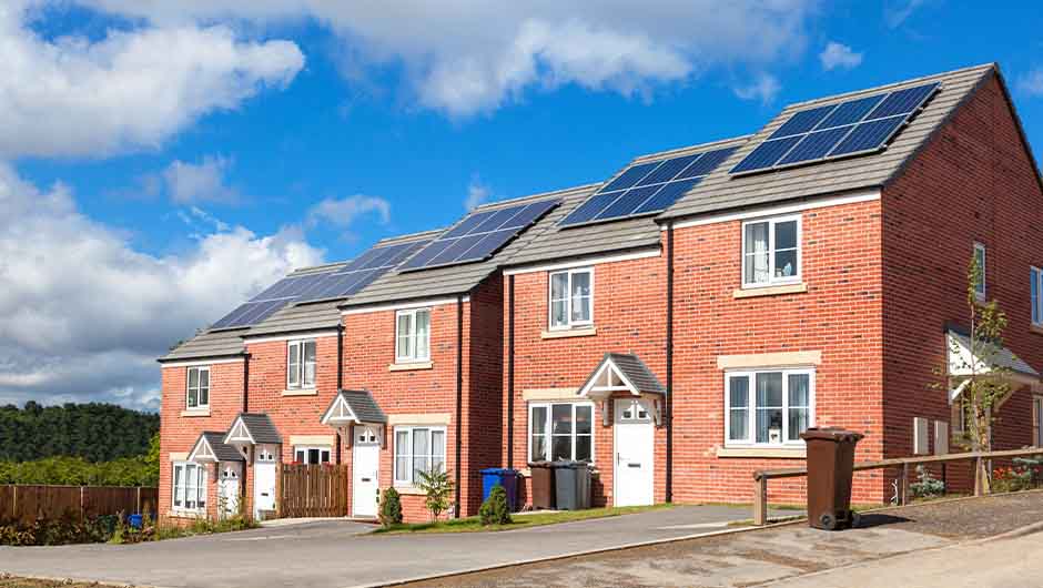 New build house in the UK