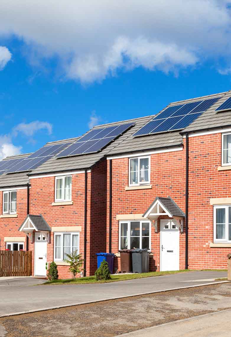 New build house in the UK