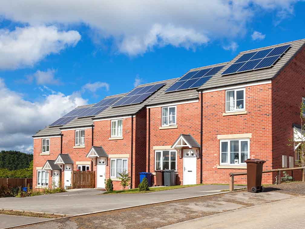 New build house in the UK