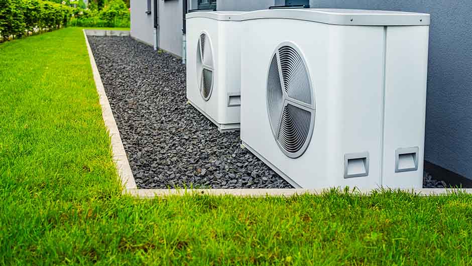 Smart control thermometer on wall